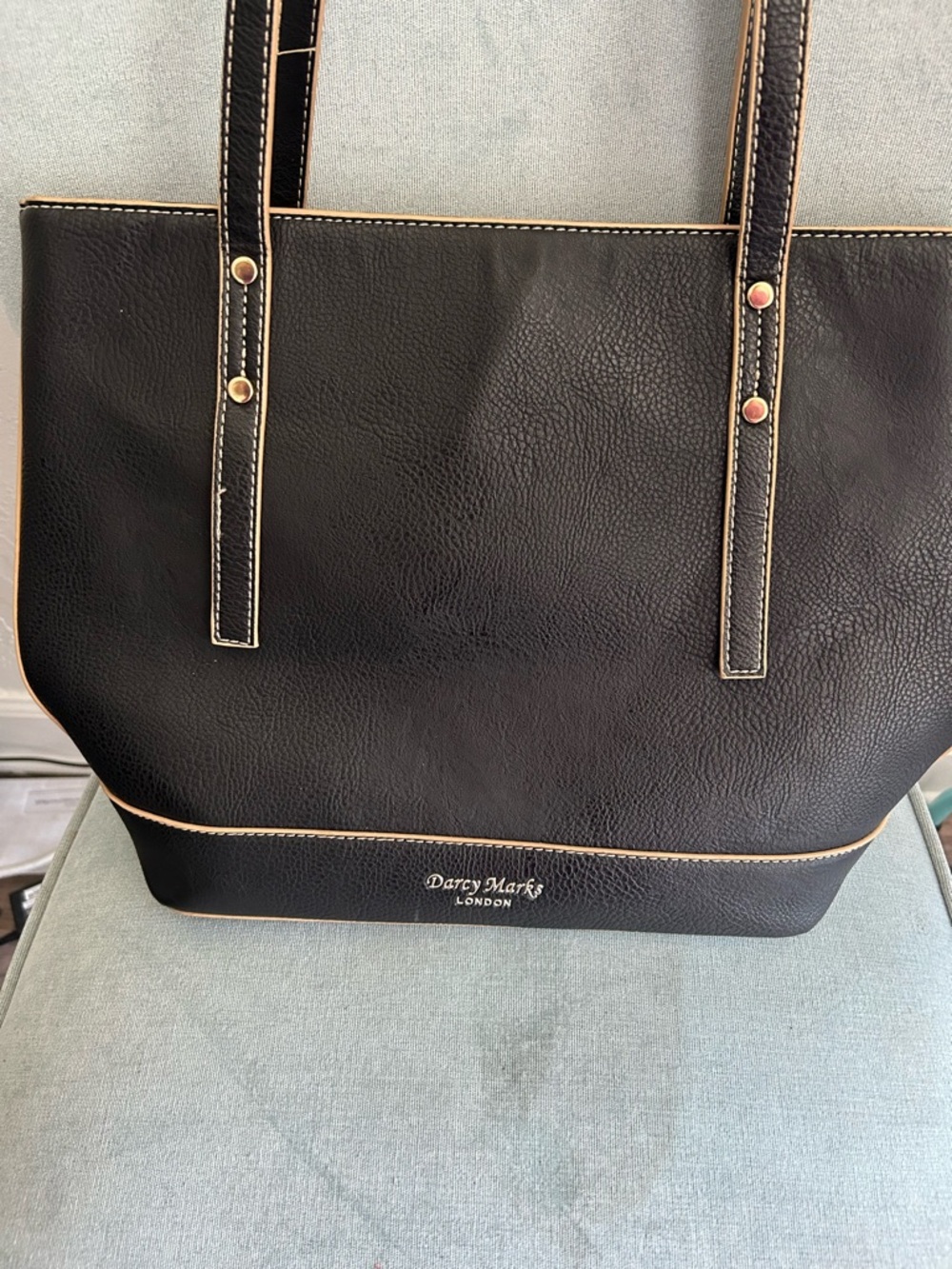 Darcy Marks London Black Tote Bag - Vintage